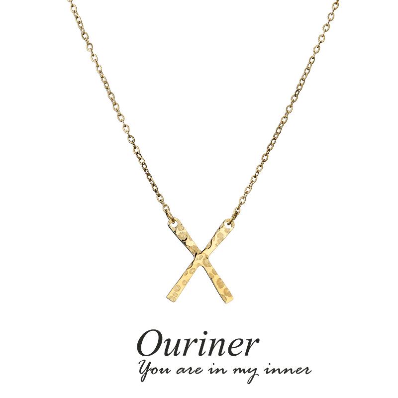 Pendant Necklaces Ouriner Stylish X Shape Necklace Simple Chokers For Women Wholesale Fashion Jewelry
Pendant Necklaces Ouriner Stylish X Shape Necklace Simple Chokers For Women Wholesale Fashion Jewelry