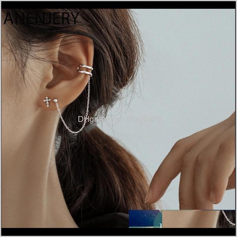 Cuff Drop Delivery 2021 Delicate Asymmetric Cross Stud Ear Bone Line Tassel Earrings For Women Men Hip Hop Party Jewelry Gift Wholesale S-E13, Silver
Cuff Drop Delivery 2021 Delicate Asymmetric Cross Stud Ear Bone Line Tassel Earrings For Women Men Hip Hop Party Jewelry Gift Wholesale S-E13, Silver