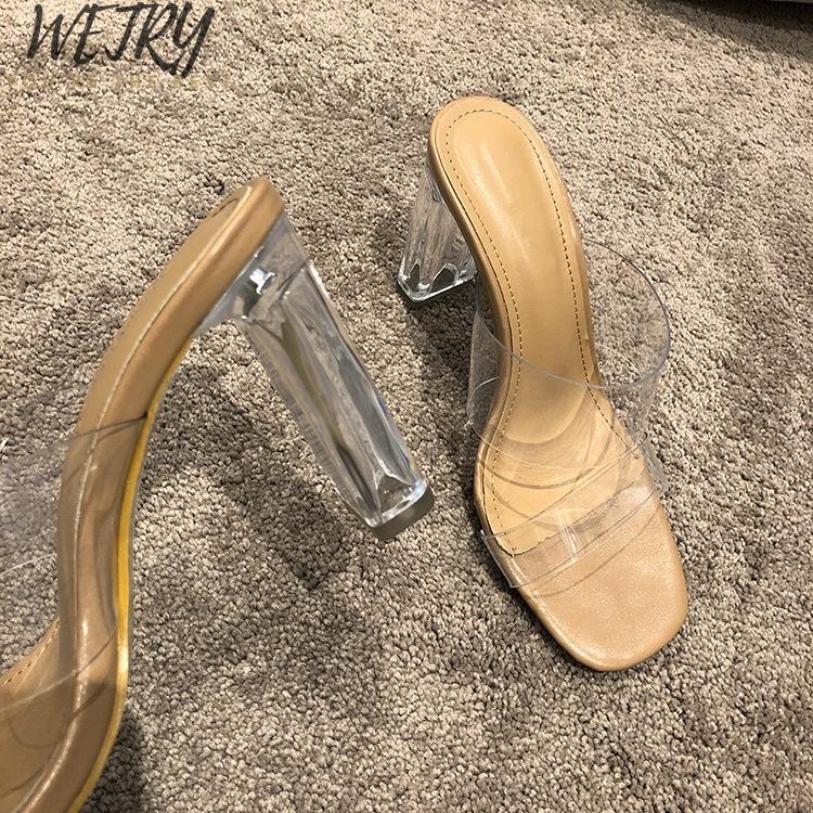 Jelly Sandals Crystal Leopard Open Toed High Heels Women Transparent Heel Slippers Discount Pumps 9CM, Black
Jelly Sandals Crystal Leopard Open Toed High Heels Women Transparent Heel Slippers Discount Pumps 9CM, Black