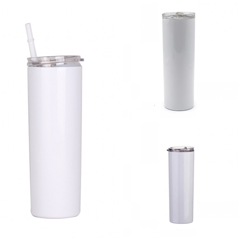 Stainless Steel Water Cup 20oz 600ML Plastic Straw Tumbler Traight Skinny Sublimation Blank Mug White Drinking Double Walled G2
Stainless Steel Water Cup 20oz 600ML Plastic Straw Tumbler Traight Skinny Sublimation Blank Mug White Drinking Double Walled G2