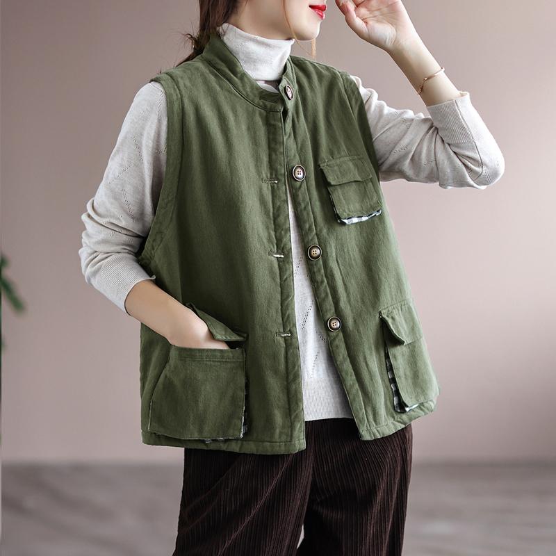Women's Vests FairyNatural Ladies Retro Solid Vest Korean Style Padded Casual Coat Women Loose Warm Waistcoats Pockets Sleeveless Clothing, Black;white
Women's Vests FairyNatural Ladies Retro Solid Vest Korean Style Padded Casual Coat Women Loose Warm Waistcoats Pockets Sleeveless Clothing, Black;white