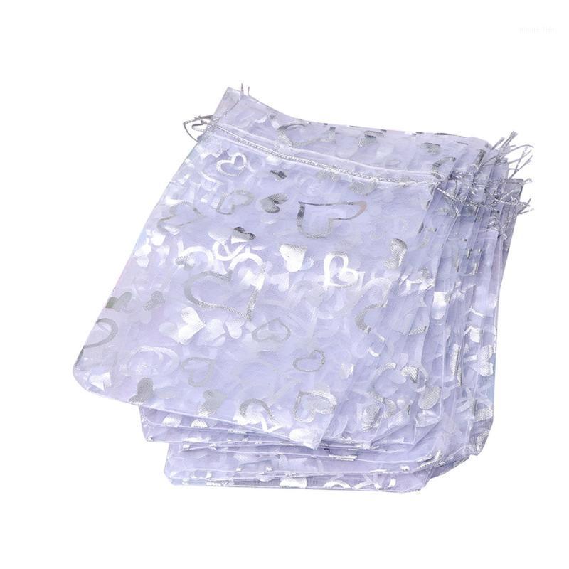 Gift Wrap 100pcs Creative Heart Bags Party Mesh Pouches Packaging For Wedding (Silver, 7x9cm)
Gift Wrap 100pcs Creative Heart Bags Party Mesh Pouches Packaging For Wedding (Silver, 7x9cm)