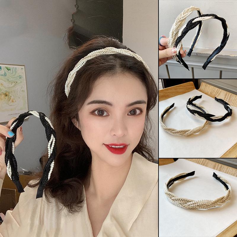 Hair Clips & Barrettes Ly Pearl Headband Fashionable Korean Style Elegant Braided Bangs Holder Accessories For Women Girls
Hair Clips & Barrettes Ly Pearl Headband Fashionable Korean Style Elegant Braided Bangs Holder Accessories For Women Girls