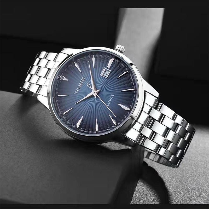 Wristwatches Tpofhs 2021 Fashion Men's Watches Stainless Steel Top 30M Waterproof Men Quartz Relogio Masculino, Blue
Wristwatches Tpofhs 2021 Fashion Men's Watches Stainless Steel Top 30M Waterproof Men Quartz Relogio Masculino, Blue
