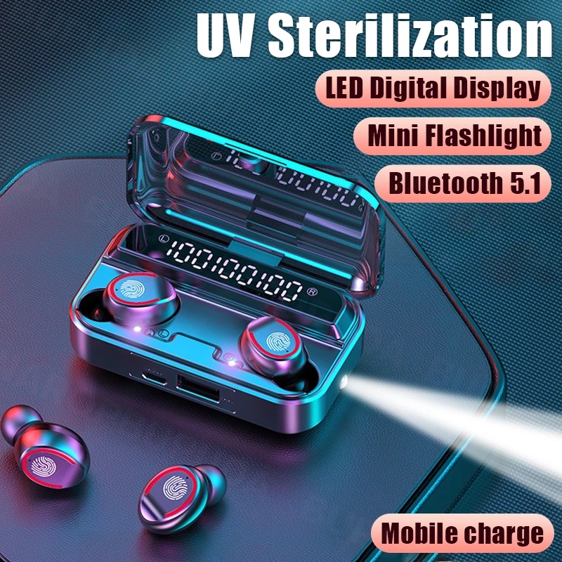 Factory Outlet V13 Bluetooth 5.1 Wireless Headphones with microphone Waterproof Sport TWS Earphones Touch Control Music Earbuds Mini Flashlight
Factory Outlet V13 Bluetooth 5.1 Wireless Headphones with microphone Waterproof Sport TWS Earphones Touch Control Music Earbuds Mini Flashlight