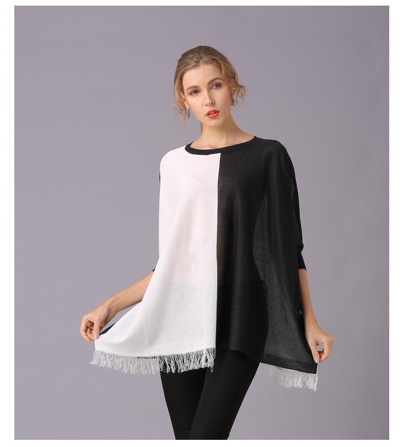 Women's Blouses & Shirts Turtleneck Sweater Irregular Hem Pull Line Wide Stripe Chic Harajuku Knitted Snake Pattern, White
Women's Blouses & Shirts Turtleneck Sweater Irregular Hem Pull Line Wide Stripe Chic Harajuku Knitted Snake Pattern, White