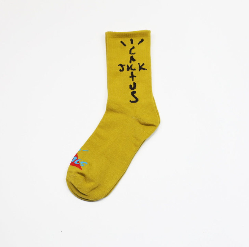 NEW Mens Fashion cactus Socks Casual Cotton Breathable with 4 Colors Skateboard Hip Hop Sock for Male