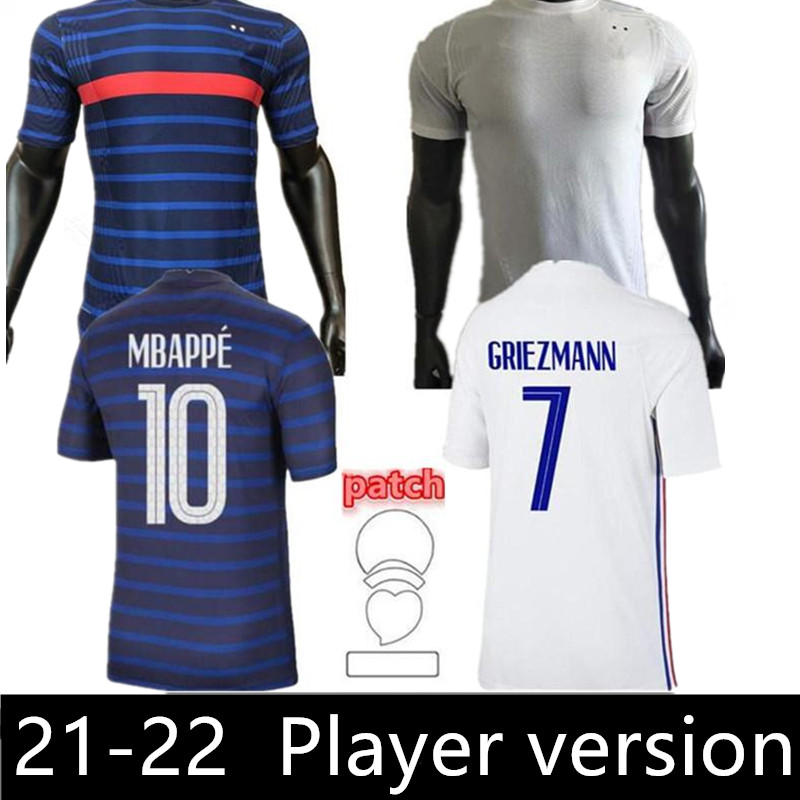 Player version soccer jersey 2021 GRIEZMANN MBAPPE maillot de foot 21 22 France KANTE POGBA FEKIR PAVARD ZIDANE football shirt, Picture
Player version soccer jersey 2021 GRIEZMANN MBAPPE maillot de foot 21 22 France KANTE POGBA FEKIR PAVARD ZIDANE football shirt, Picture