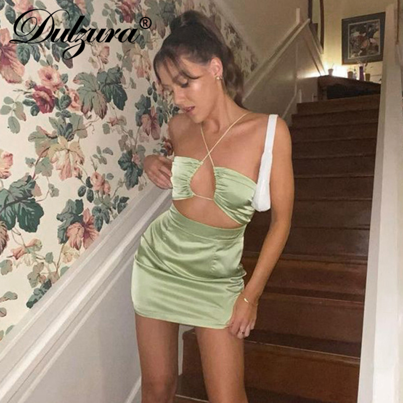 2021 summer women hollow out strap mini dress lace up backless bodycon ruched party club elegant festival y2k, Black;gray
2021 summer women hollow out strap mini dress lace up backless bodycon ruched party club elegant festival y2k, Black;gray