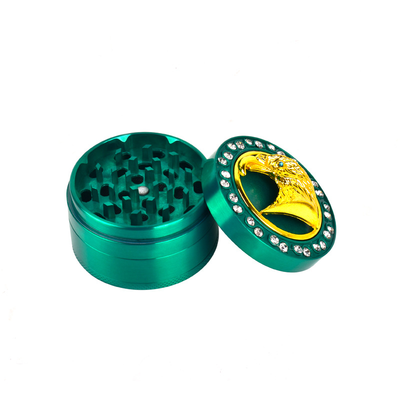 moking Accessories 4 Layers Zinc Alloy Diamante 63mm eagle Shape Herb Grinder Tobacco Crusher
moking Accessories 4 Layers Zinc Alloy Diamante 63mm eagle Shape Herb Grinder Tobacco Crusher