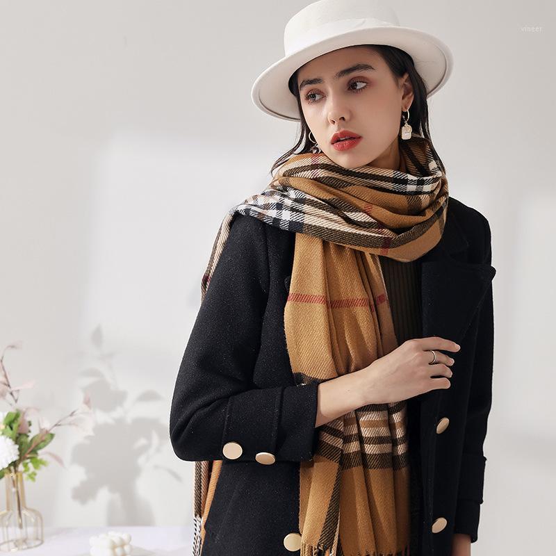 Scarves Plaid Scarf Women Fall/winter 2021 Cashmere Tassel Shawl Thickened Cold-proof Warm, Blue;gray
Scarves Plaid Scarf Women Fall/winter 2021 Cashmere Tassel Shawl Thickened Cold-proof Warm, Blue;gray