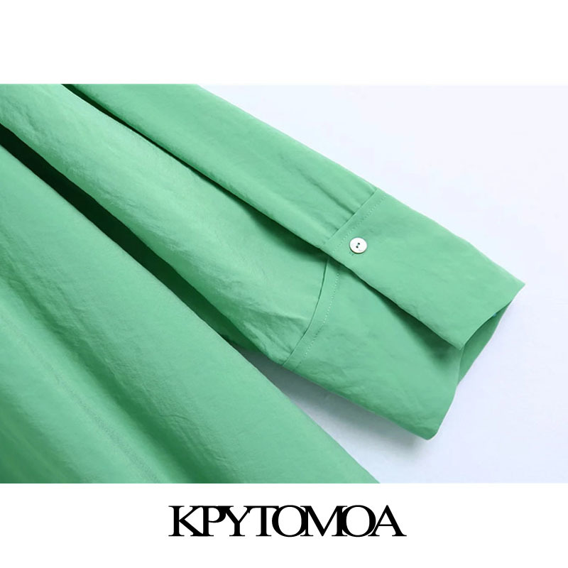 Women Chic Fashion Loose Asymmetry Midi Dress V Neck Long Sleeve Female Dresses Vestidos Mujer 210420