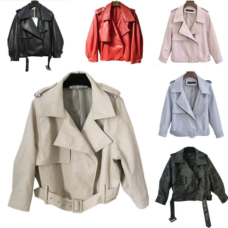 Women's Leather & Faux 2021 High Quality Gothic Jacket Coat Women Zipper Moto With Belt Classic Pu Streetwear Female Clothing, Camouflage
Women's Leather & Faux 2021 High Quality Gothic Jacket Coat Women Zipper Moto With Belt Classic Pu Streetwear Female Clothing, Camouflage
