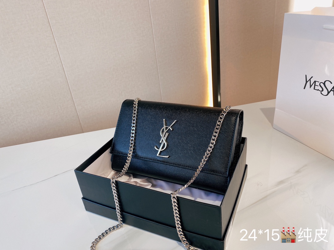 

2021 Yves Saint laurent YSL Women Shoulder Bag luxurys designers bags Handbags Purses Cowhide Genuine Leather 24x15cm