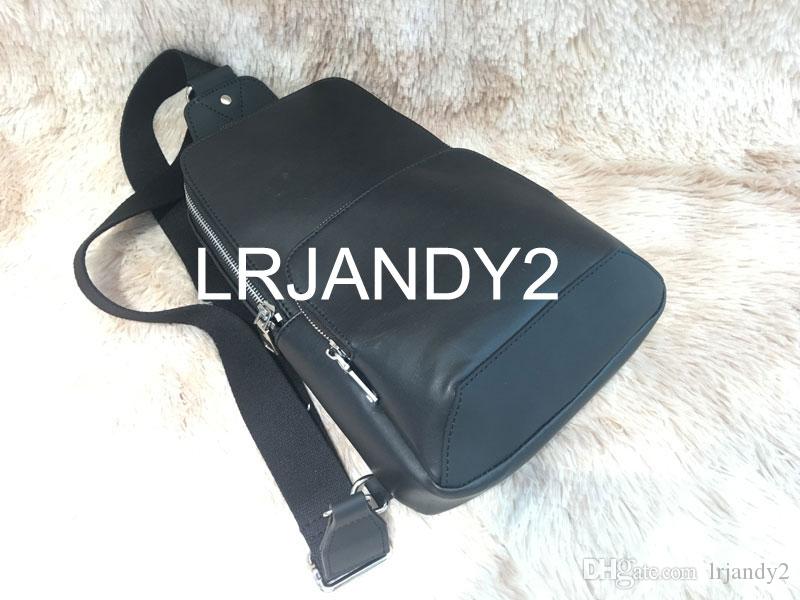 Stylish Men's Duffle Sling Bag - Premium Black Plaid Pattern, Convertible Chest Pouch & Shoulder Carry (Models N41612 & N41719)