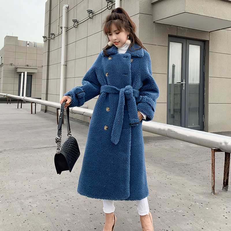 Women's Fur & Faux 2021 Women Winter 30% Wool Warm Long Coats Sleeve Female Thick Teddy Bear Coat Suede Lining Korean Outwears, Black
Women's Fur & Faux 2021 Women Winter 30% Wool Warm Long Coats Sleeve Female Thick Teddy Bear Coat Suede Lining Korean Outwears, Black
