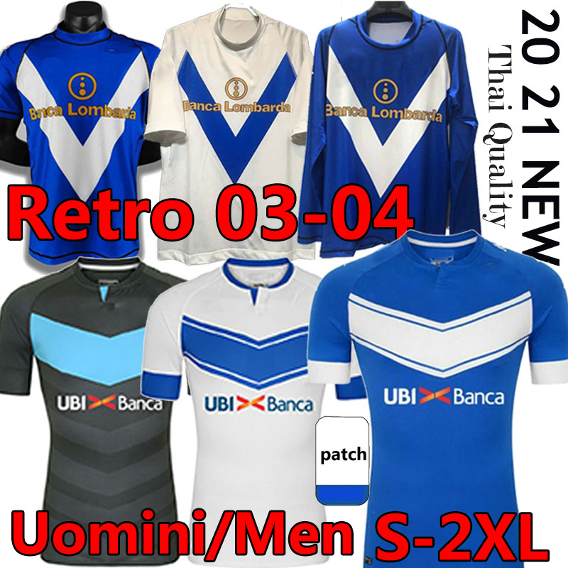 2003 2004 Brescia Calcio Retro Soccer jersey Baggio Pirlo Mauri 2021 F.Aye Donnarumma Spalek maglietta Men kits football shirts, 20 21 away
2003 2004 Brescia Calcio Retro Soccer jersey Baggio Pirlo Mauri 2021 F.Aye Donnarumma Spalek maglietta Men kits football shirts, 20 21 away