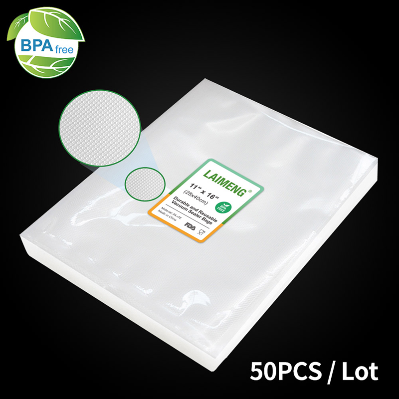 LAIMENG 50 Bags for Vacuum Packaging for Food Saver Vac Sealer Sous Vide Vaccume Pre-Cut Storage Bag For Vacuum Packer P105
LAIMENG 50 Bags for Vacuum Packaging for Food Saver Vac Sealer Sous Vide Vaccume Pre-Cut Storage Bag For Vacuum Packer P105