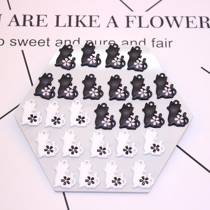 Charms 5pcs Animal Series DIY Semi Stereo Cartoon Black And White Cat Jewelry Bracelet Accessories Exquisite Handmade Gifts, Bronze;silver
Charms 5pcs Animal Series DIY Semi Stereo Cartoon Black And White Cat Jewelry Bracelet Accessories Exquisite Handmade Gifts, Bronze;silver