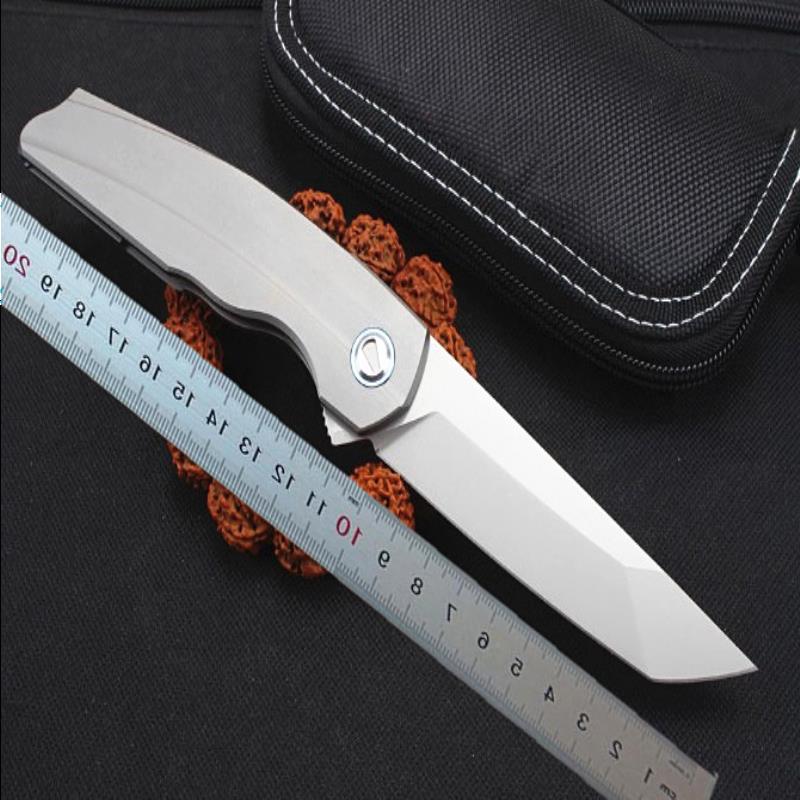 Blade Flipper Folding TC4 M390 Tanto Knives Knife EDC Alloy Camping Ball Titanium Bearing Handle Outdoor Folding Pocket New Kjjxu
Blade Flipper Folding TC4 M390 Tanto Knives Knife EDC Alloy Camping Ball Titanium Bearing Handle Outdoor Folding Pocket New Kjjxu