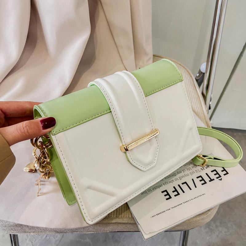 Shoulder Bags Contrast Color Leather Crossbody For Women 2021 Travel Handbag Fashion Female Messenger Bag Ladies Tote, Black
Shoulder Bags Contrast Color Leather Crossbody For Women 2021 Travel Handbag Fashion Female Messenger Bag Ladies Tote, Black
