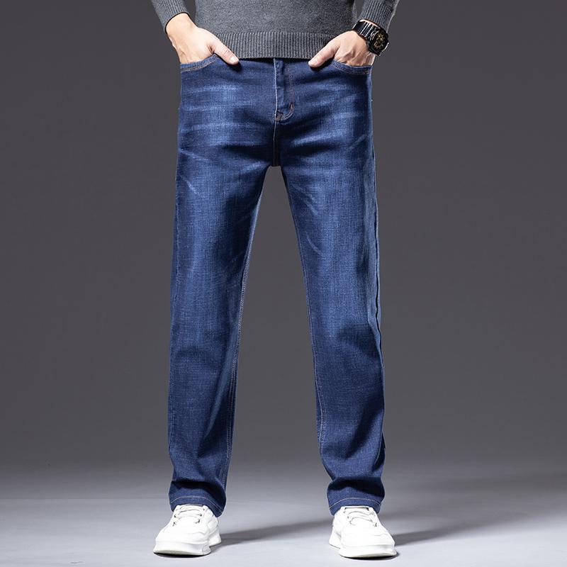 Men's Jeans 6-Color Business Fashion Autumn And Winter Thick Stretch Straight Loose Denim Trousers Male Spring Brand Slim Pants, 199-grey
Men's Jeans 6-Color Business Fashion Autumn And Winter Thick Stretch Straight Loose Denim Trousers Male Spring Brand Slim Pants, 199-grey