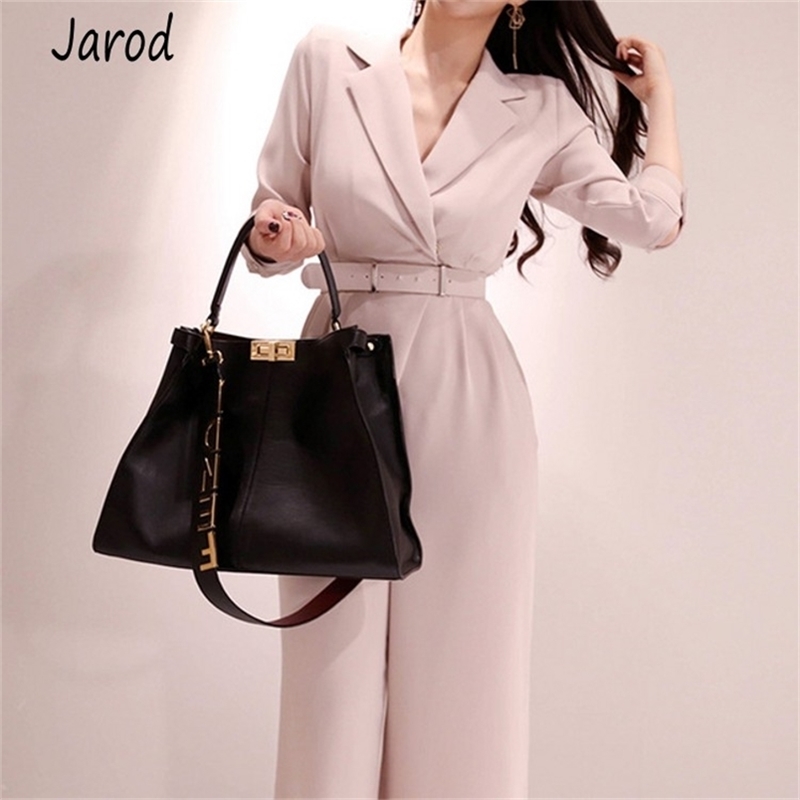 Spring Women Fashion Elegant Office OL Workwear Casual Jumpsuits Long Sleeve Wide Leg Romper With Belt 210519, Gray
Spring Women Fashion Elegant Office OL Workwear Casual Jumpsuits Long Sleeve Wide Leg Romper With Belt 210519, Gray