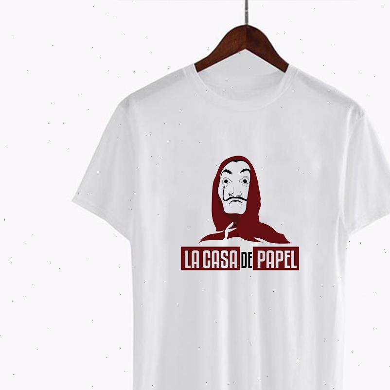 luckyroll money heist house womens t shirts of paper la casa de papel camiseta shirt women summer casual dali mask, White
luckyroll money heist house womens t shirts of paper la casa de papel camiseta shirt women summer casual dali mask, White