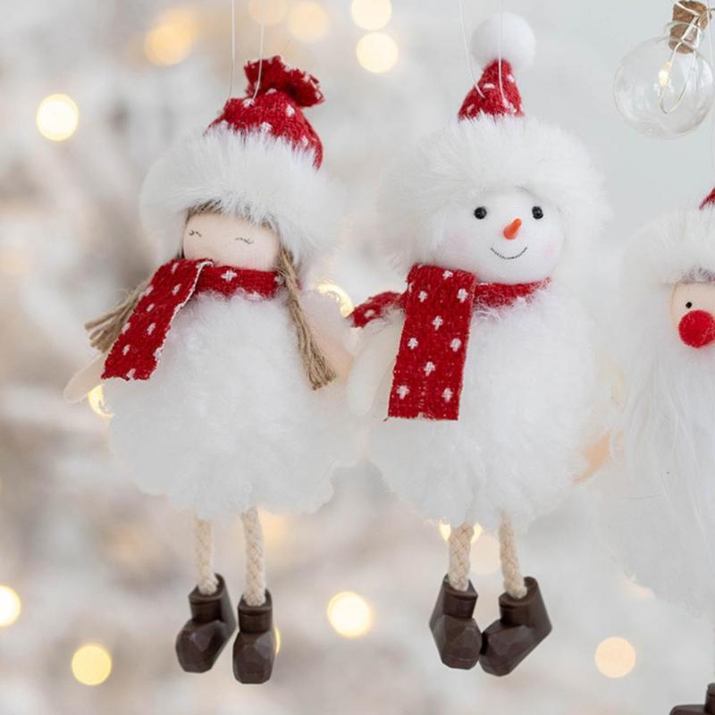 Christmas Decorations Attractive Hanging Decor Fabric Doll Durable Decorative Excellent Workmanship Visual Effect
Christmas Decorations Attractive Hanging Decor Fabric Doll Durable Decorative Excellent Workmanship Visual Effect