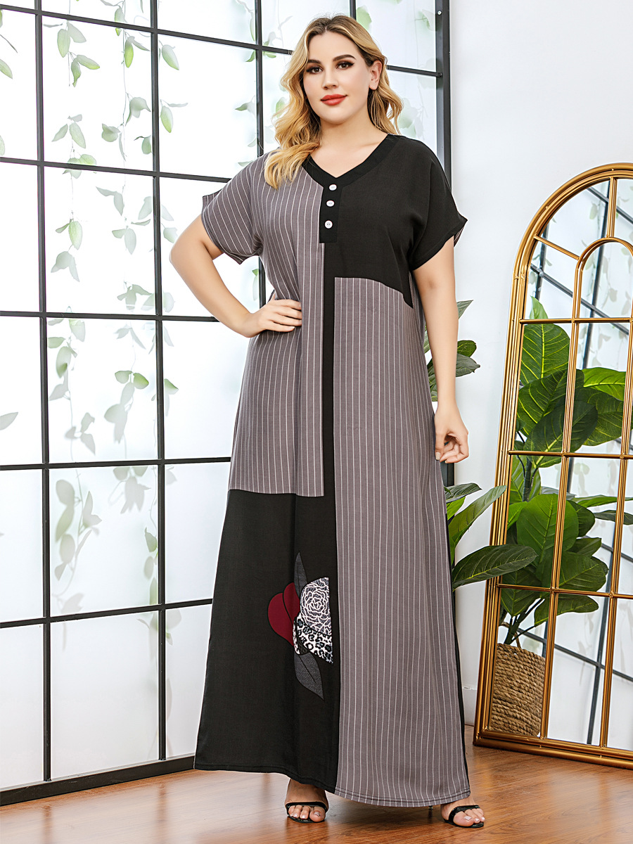 Turkey India Muslim Women Dress Ramadan Short Sleeve Abaya Duabi Arabic Vestidos Moroccon Kaftan Islam Clothing Jilbab Gown Robe
Turkey India Muslim Women Dress Ramadan Short Sleeve Abaya Duabi Arabic Vestidos Moroccon Kaftan Islam Clothing Jilbab Gown Robe