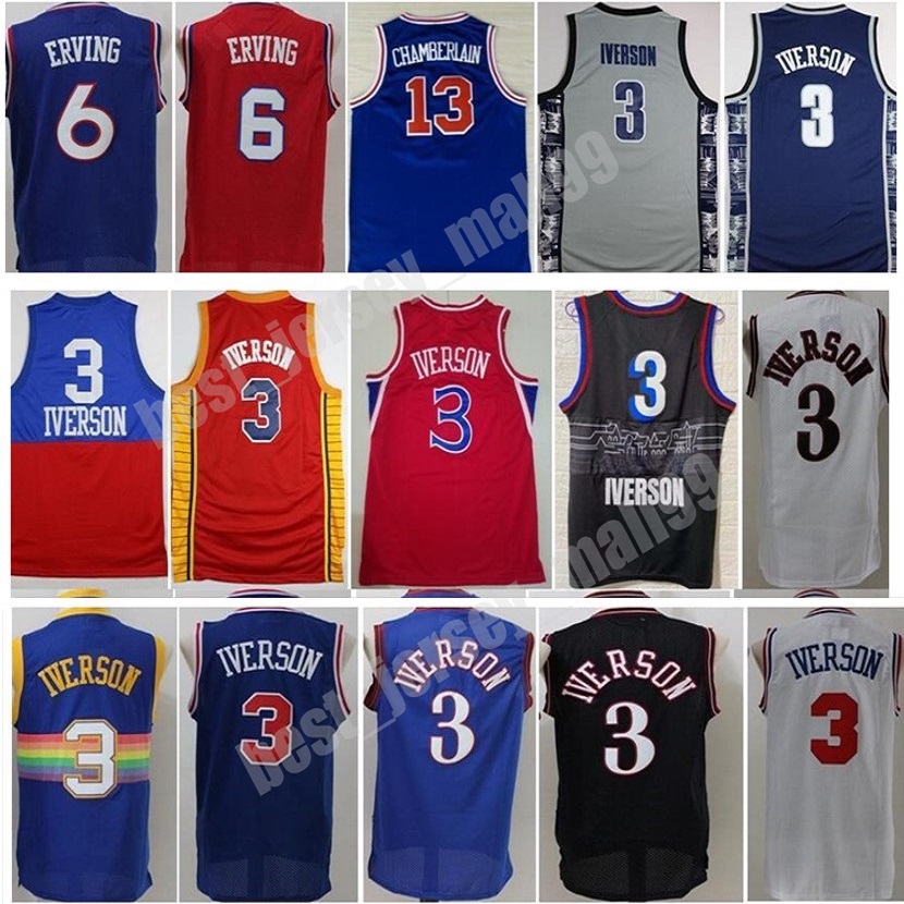 Stitched Georgetown Hoyas College Allen Iverson Jerseys 3 Men Basketball Dr J Julius Erving 6 Wilt Chamberlain 13 Blue Black White Red Good Quality Jersey, Colour 5
Stitched Georgetown Hoyas College Allen Iverson Jerseys 3 Men Basketball Dr J Julius Erving 6 Wilt Chamberlain 13 Blue Black White Red Good Quality Jersey, Colour 5