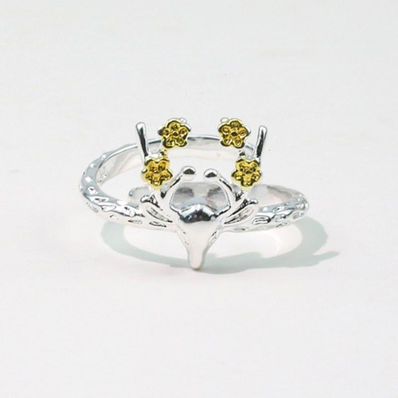 Cluster Rings Est Arrivals Fashion Gold Antler 925 Sterling Silver Open Jewelry, Golden;silver
Cluster Rings Est Arrivals Fashion Gold Antler 925 Sterling Silver Open Jewelry, Golden;silver