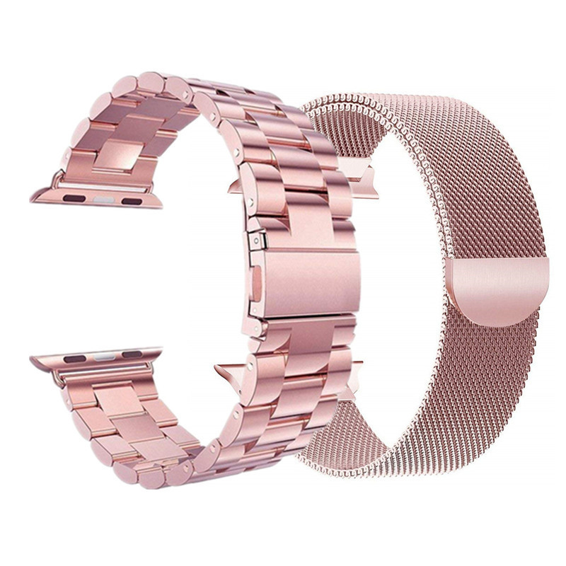 2 Pcs strap for Apple watch band 45mm/41mm 44mm 40mm band 42mm 38 mm Stainless steel bracelet series 5 4 3 se 6 7 220214
2 Pcs strap for Apple watch band 45mm/41mm 44mm 40mm band 42mm 38 mm Stainless steel bracelet series 5 4 3 se 6 7 220214