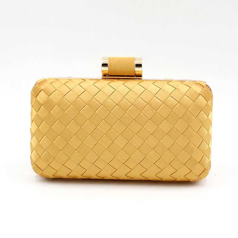women newest hand-woven simple dinner bag for party ladies evening dress clutch bag banquet female chain bags girls clutches Q0709, Color same as pictur
women newest hand-woven simple dinner bag for party ladies evening dress clutch bag banquet female chain bags girls clutches Q0709, Color same as pictur