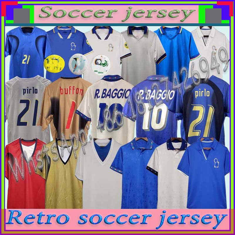 World cup Retro ITALY 1990 2000 HOME FOOTBALL SOCCER 1994 JERSEY Maldini Baggio Donadoni Schillaci Totti Del Piero 2006 Pirlo Inzaghi buffon
World cup Retro ITALY 1990 2000 HOME FOOTBALL SOCCER 1994 JERSEY Maldini Baggio Donadoni Schillaci Totti Del Piero 2006 Pirlo Inzaghi buffon