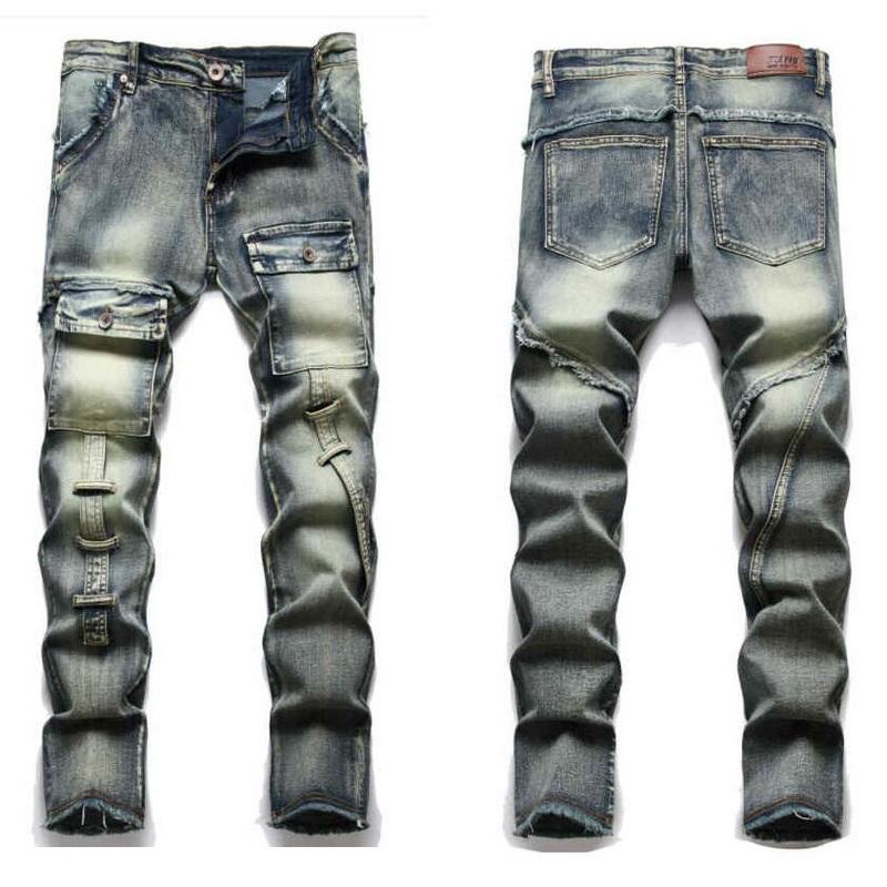 Men's Jeans Oversize Size Hip Hop Pants Washed Tattered Beggar Patch Embroidered Loose Straight Casual Hole Ripped, Blue 03
Men's Jeans Oversize Size Hip Hop Pants Washed Tattered Beggar Patch Embroidered Loose Straight Casual Hole Ripped, Blue 03