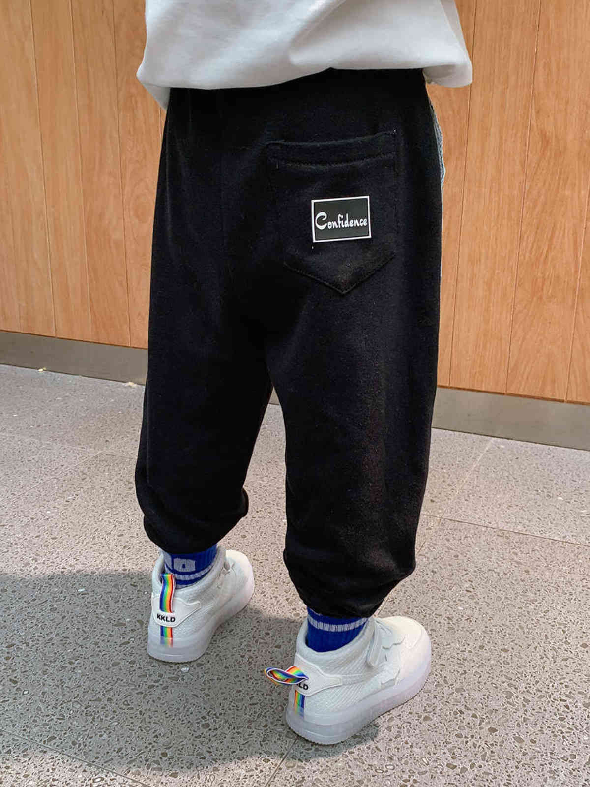 Boy's Korean-Style Casual Pants Fashion Style Big Boy Baby Autumn Children's Garment 211103