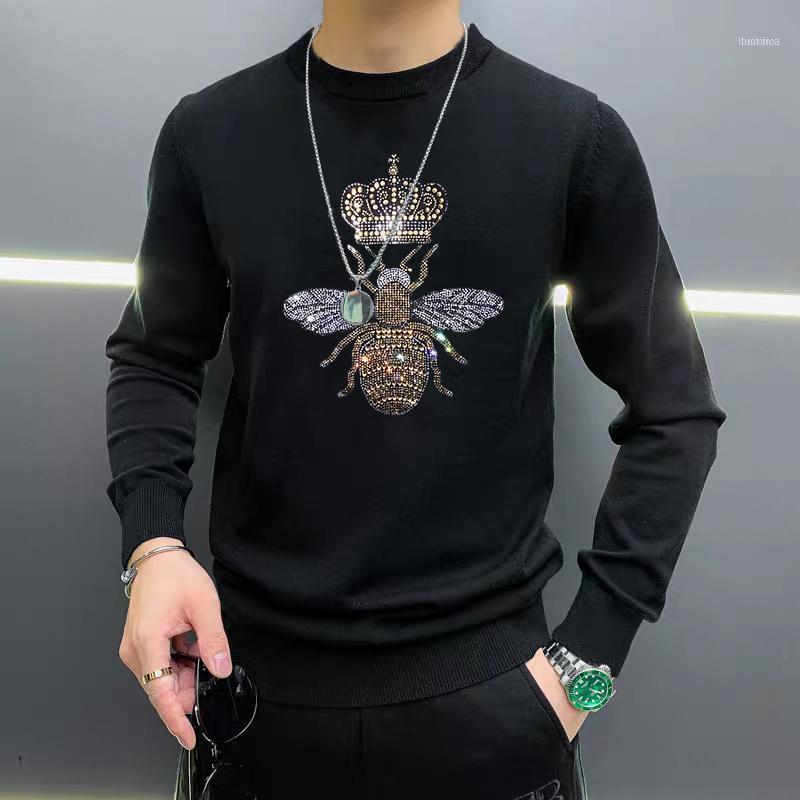 Men's Sweaters Male Knitted Warm Long-Sleeved Brand Bee Drill Winter Round Neck Sweater Casual Pullover 1, White;black
Men's Sweaters Male Knitted Warm Long-Sleeved Brand Bee Drill Winter Round Neck Sweater Casual Pullover 1, White;black
