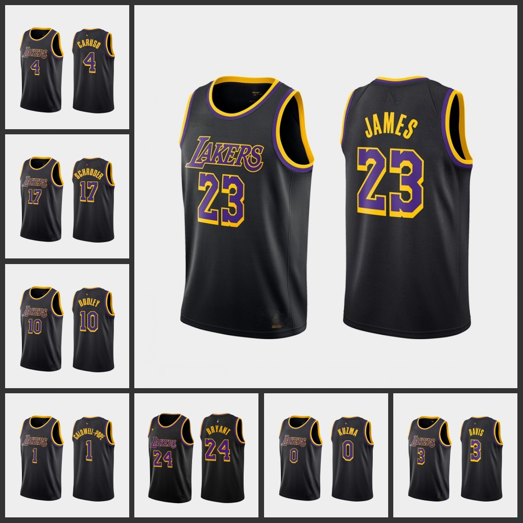 Los Angeles Lakers Kobe Bryant LeBron James Anthony Davis Black 2020-21 Earned Men Jersey
Los Angeles Lakers Kobe Bryant LeBron James Anthony Davis Black 2020-21 Earned Men Jersey