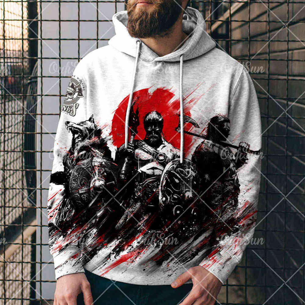 fashion viking seri digital 3d sweater printed men's street trend loose pullover hoodiedvcq, Black
fashion viking seri digital 3d sweater printed men's street trend loose pullover hoodiedvcq, Black
