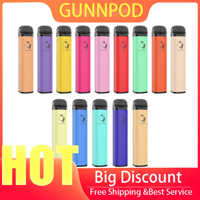 Electronic Cigarettes GunnPod Disposable Vape Pen E-cigarettes Device Kit 2000 Puffs Prefilled Pod Stick
Electronic Cigarettes GunnPod Disposable Vape Pen E-cigarettes Device Kit 2000 Puffs Prefilled Pod Stick