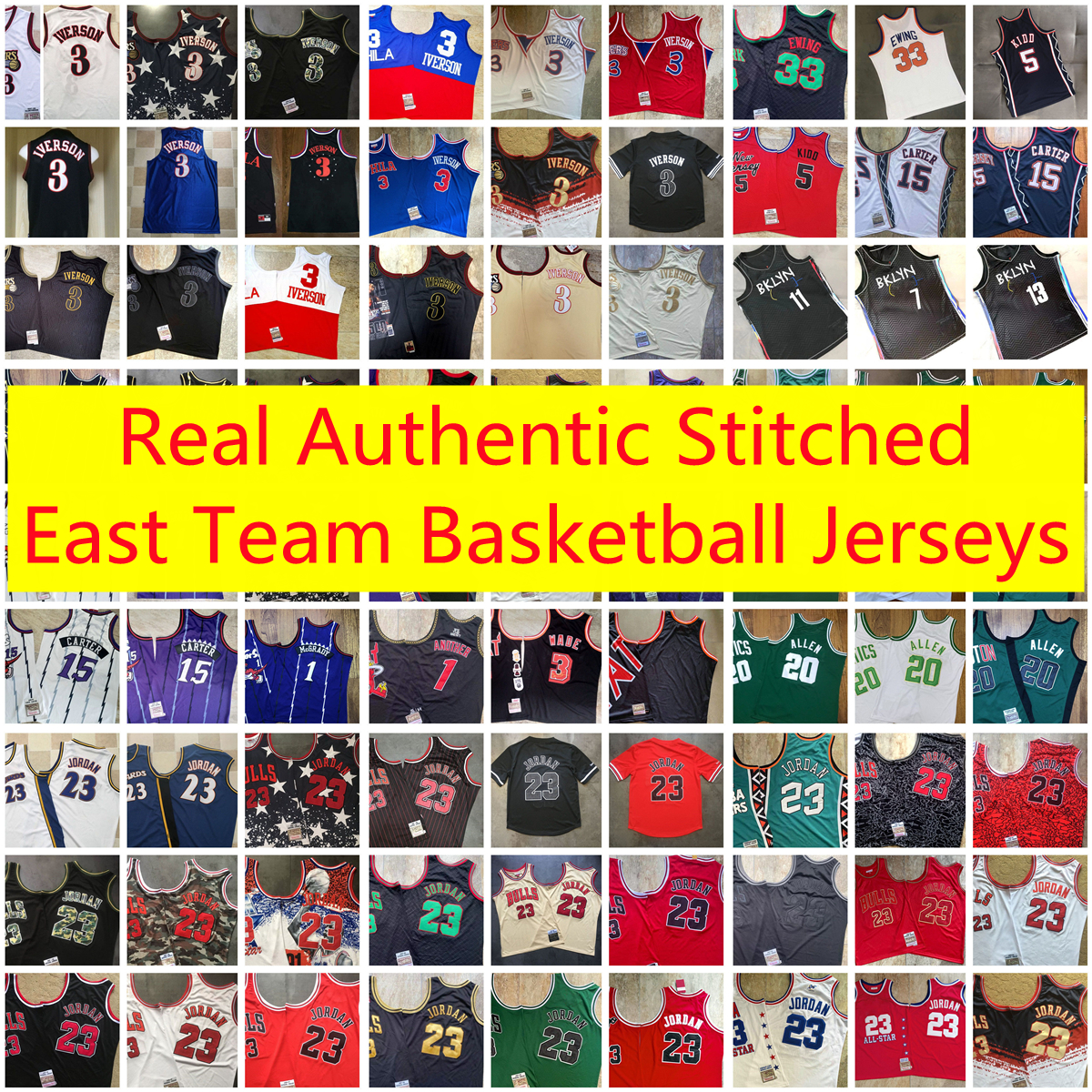 Real Authentic Stitched East Team Basketball Jerseys Mitchell and Ness Jersey Iverson Ewing Kidd Carter Harden Durant Irving McGrady Wade Biro Rose Pippen Hardaway
Real Authentic Stitched East Team Basketball Jerseys Mitchell and Ness Jersey Iverson Ewing Kidd Carter Harden Durant Irving McGrady Wade Biro Rose Pippen Hardaway