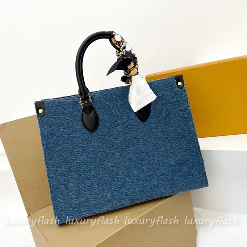 Women Designer 2022 New Tote Handbags Onthego Luxury Denim Blue Fashion Handbag Shouler Purses Casual Large-capacity Mommy Shopping Bags On The Go, Make up difference
Women Designer 2022 New Tote Handbags Onthego Luxury Denim Blue Fashion Handbag Shouler Purses Casual Large-capacity Mommy Shopping Bags On The Go, Make up difference