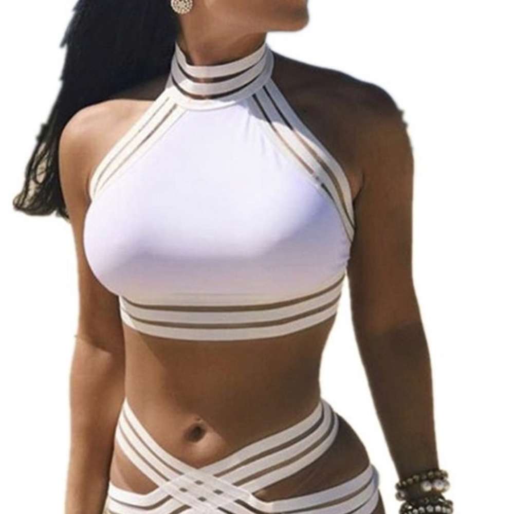 Swimwear white black collar Sexy Bra high waist Triangle Bikini swimsuit Women' wear
Swimwear white black collar Sexy Bra high waist Triangle Bikini swimsuit Women' wear