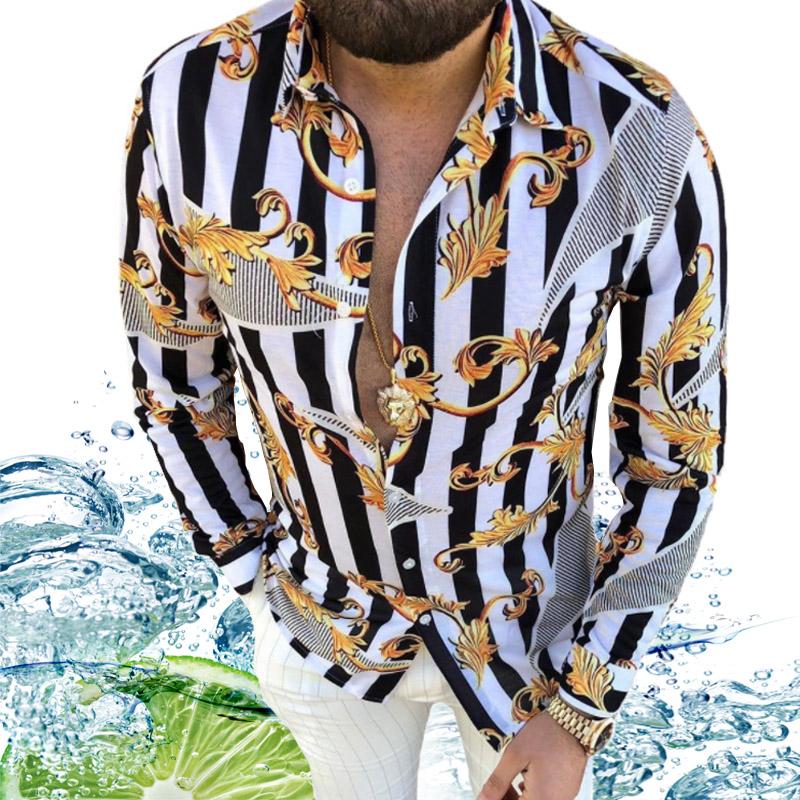 Plus size 3XL Mens Bohemian Party Blouse Chemisier Shirts Long Sleeve Stripe pattern Shirt Loose Fit Print Blusa Man Clothes xxxl Blouses, As picture
Plus size 3XL Mens Bohemian Party Blouse Chemisier Shirts Long Sleeve Stripe pattern Shirt Loose Fit Print Blusa Man Clothes xxxl Blouses, As picture