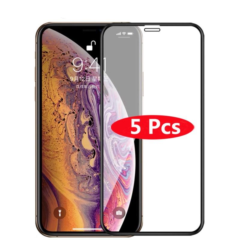 Cell Phone Screen Protectors 5Pcs Full Cover Tempered Glass For XS XR 11 Pro Max Protector Film 6 6s 7 8 Plus X 5 5S SE Protective
Cell Phone Screen Protectors 5Pcs Full Cover Tempered Glass For XS XR 11 Pro Max Protector Film 6 6s 7 8 Plus X 5 5S SE Protective