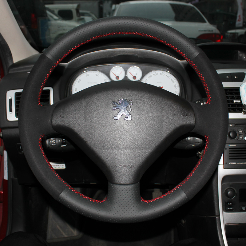For Peugeot 206/ 307/308/408/508/3008 DIY customized hand-stitched leather personalized steering wheel cover auto parts
For Peugeot 206/ 307/308/408/508/3008 DIY customized hand-stitched leather personalized steering wheel cover auto parts