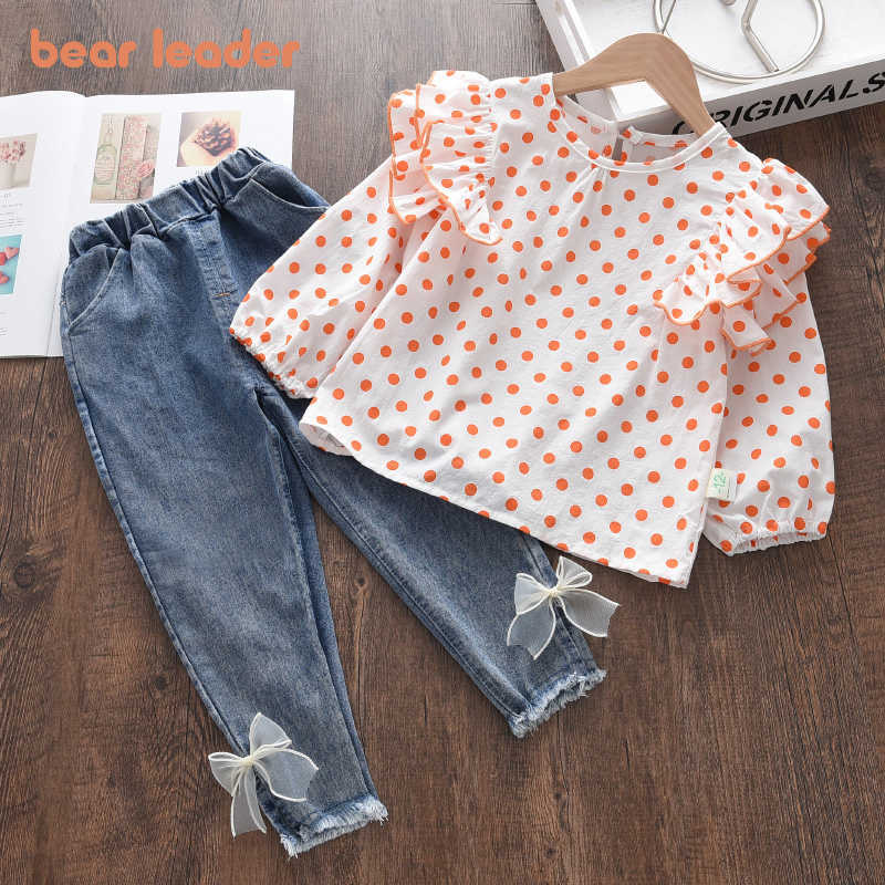 Bear Leader Baby Girls Clothes Suits Kids Girl Polka Dot Ruffles Blouses And Jeans Outfits Spring Casual Cute Clothing Sets 0-4Y 210708, Ah1463black
Bear Leader Baby Girls Clothes Suits Kids Girl Polka Dot Ruffles Blouses And Jeans Outfits Spring Casual Cute Clothing Sets 0-4Y 210708, Ah1463black