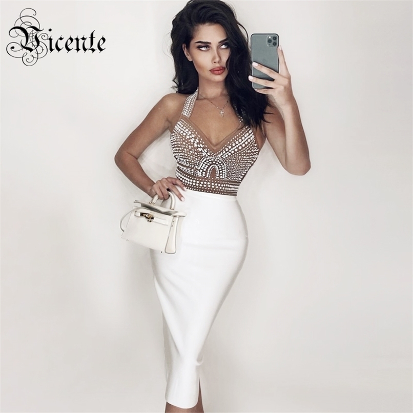 Chic Gorgeous Pearl Design Sexy V Neck Sleeveless Celebrity Party Club Bandage Dress 210520, White
Chic Gorgeous Pearl Design Sexy V Neck Sleeveless Celebrity Party Club Bandage Dress 210520, White