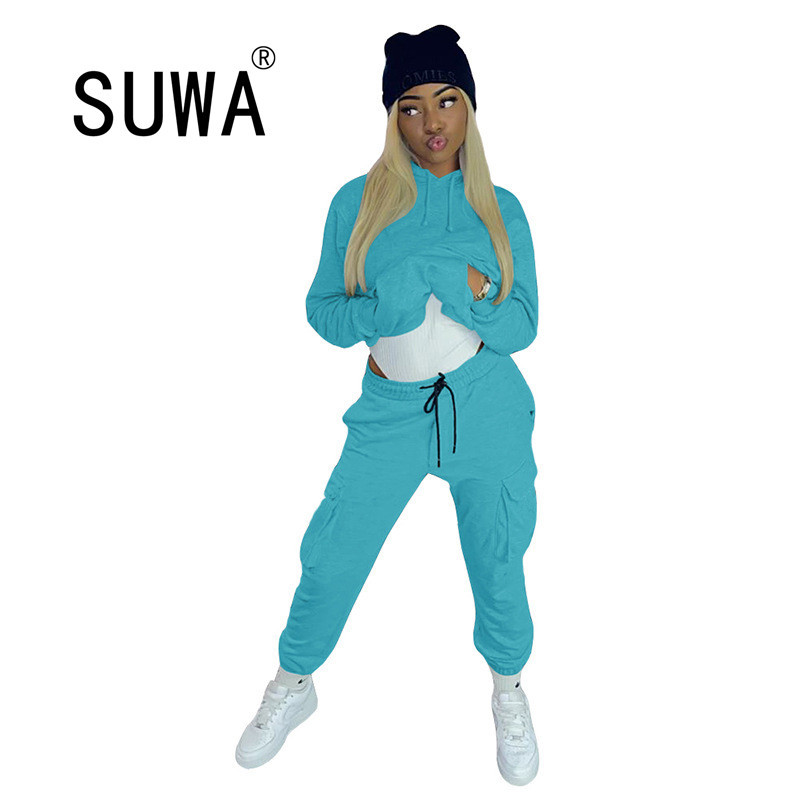 Wholesale Fall Winter Clothes Women Casual Two Piece Tracksuits Long Sleeve Hoodies Top and Cargo Pocket Pants Set 210525, Gray
Wholesale Fall Winter Clothes Women Casual Two Piece Tracksuits Long Sleeve Hoodies Top and Cargo Pocket Pants Set 210525, Gray